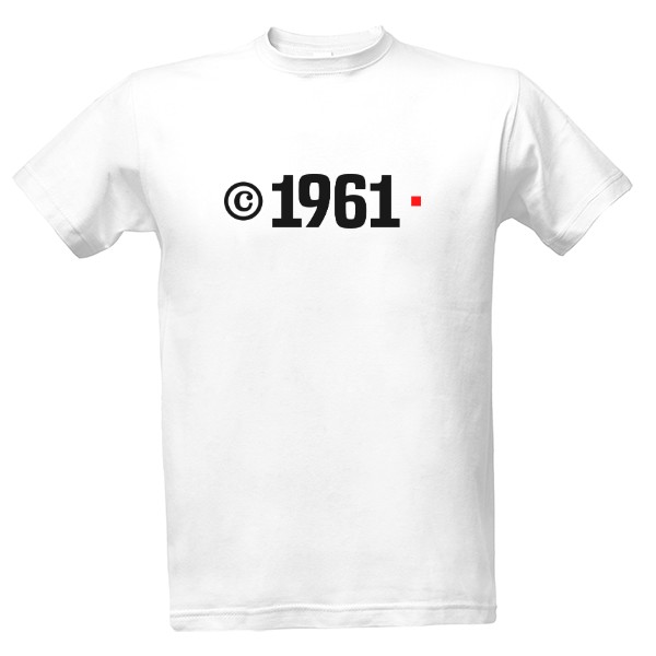Tričko s potiskem Copyright 1961 Unikát