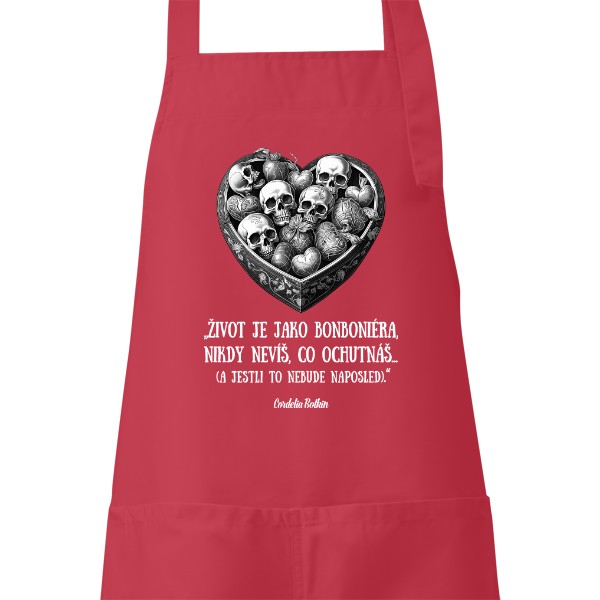 Zástera Cordelia červená - Kopie