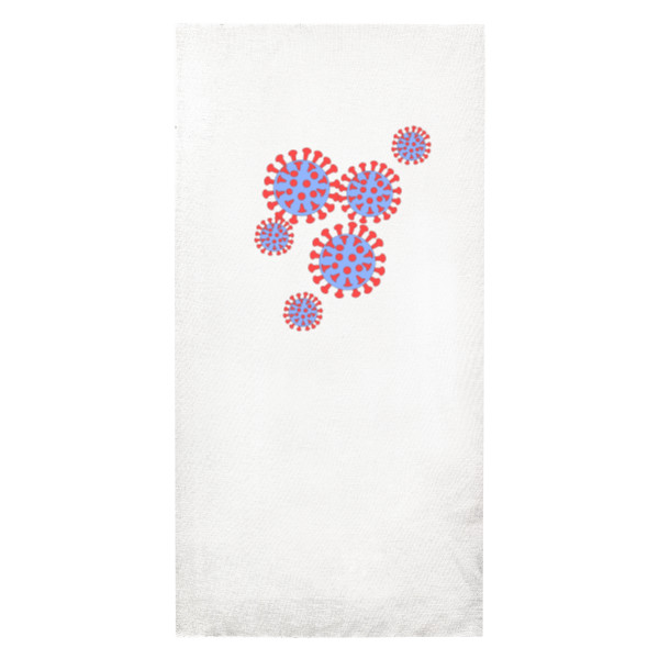Nákrčnik/bandana s potlačou coronanakrcnik