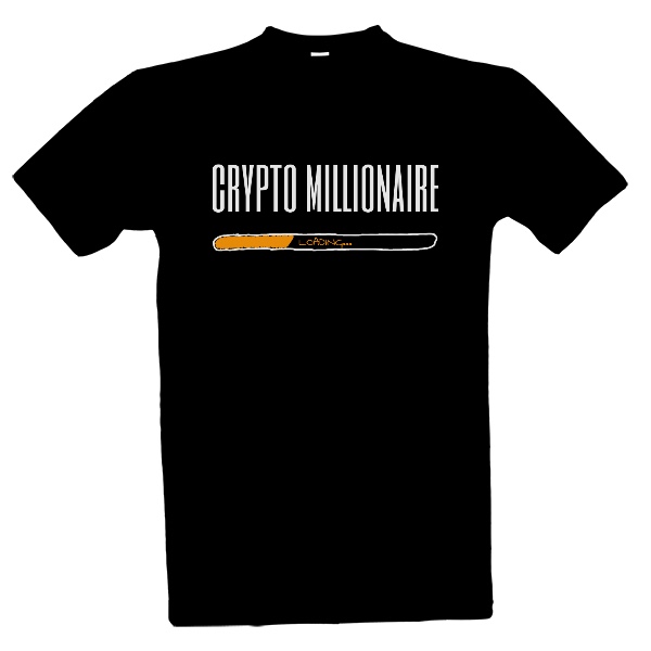 Tričko s potiskem Crypto millionaire