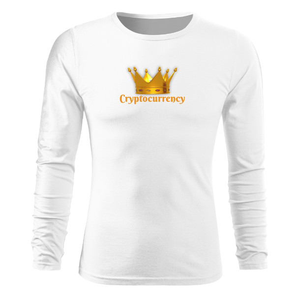 Tričko s potiskem Cryptocurrency-king