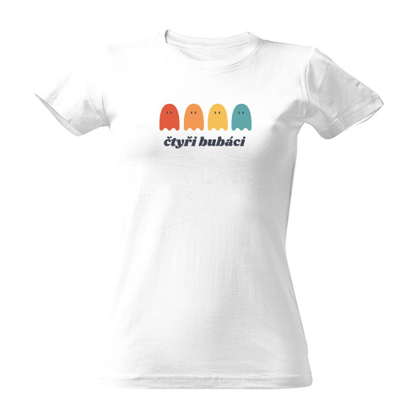 Tričko s potiskem Čtyři Bubáci