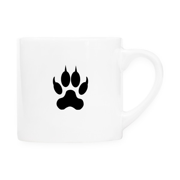Cup espresso s potiskem Cup - dog's paw