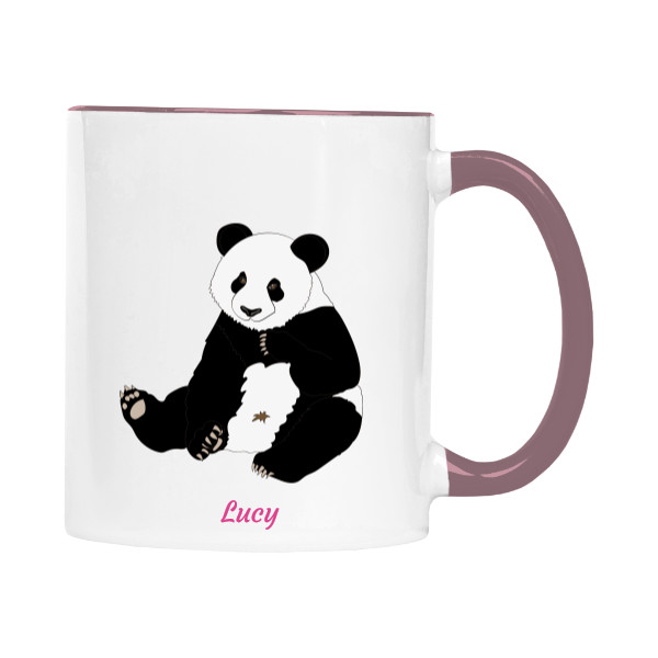 Cup Panda with editable name