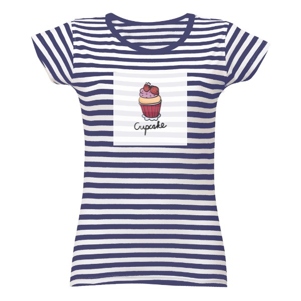 Tričko s potiskem cupcake