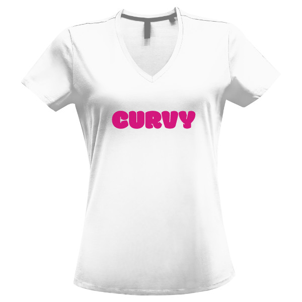 Tričko s potiskem CURVY DÁMSKÉ