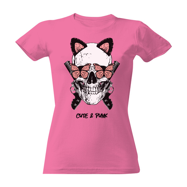 Tričko s potiskem Cute & Punk