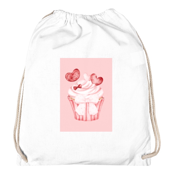 Vak na záda s potiskem Cute cupcake baťoh