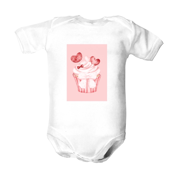 Dětské body Roly Honey s potiskem Cute cupcake mimi