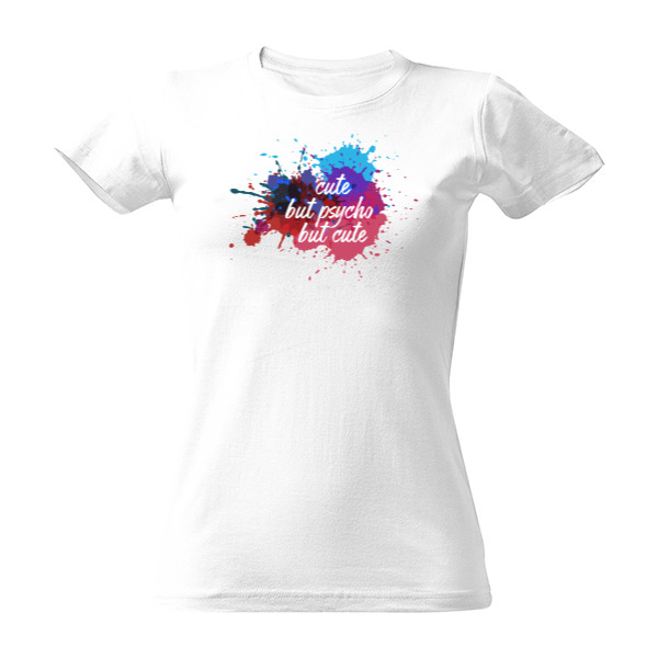T-shirt Cute, psycho, cute