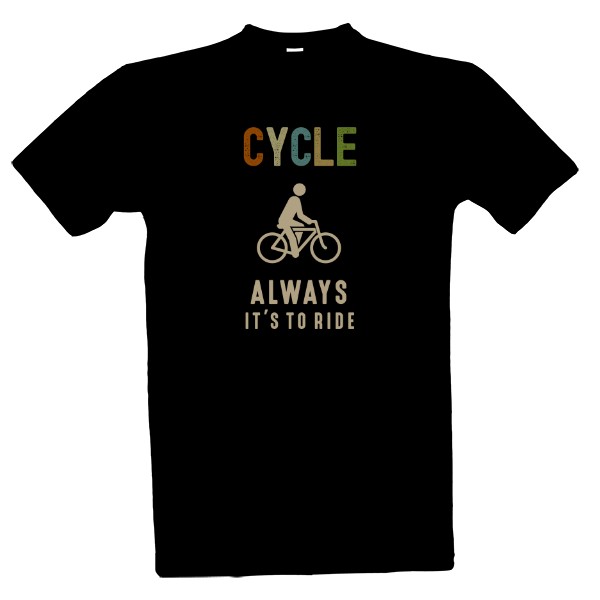 Tričko s potlačou Cycle - to ride