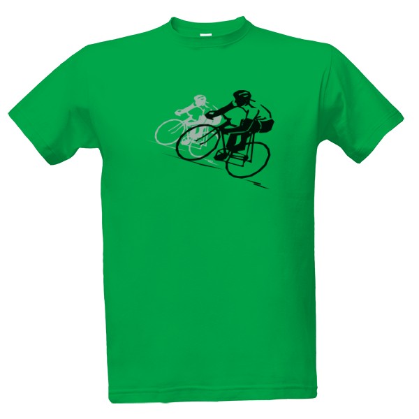 Tričko s potiskem Tričko Cyklista 
