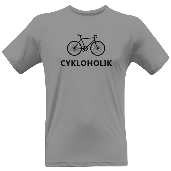 Pánske funčné tričko Premium s potlačou Cykloholik