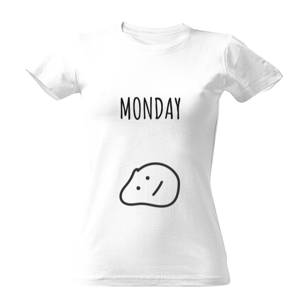 Tričko s potiskem Cynical Bob - Monday