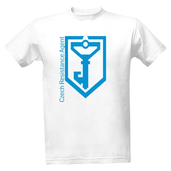Tričko s potiskem Czech resistance agent