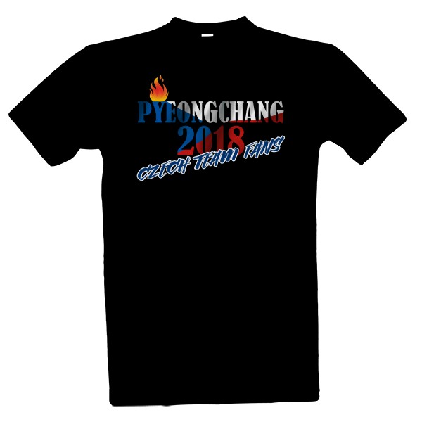 Tričko s potiskem Czech team fans