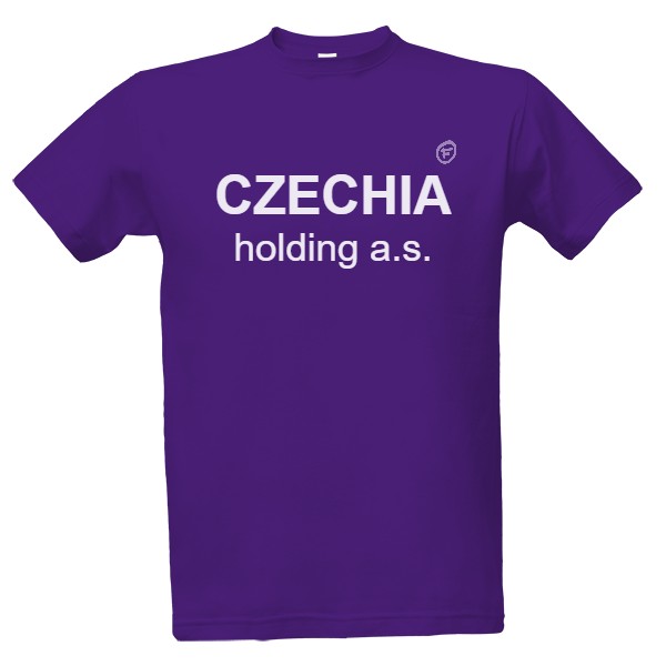 Tričko s potiskem Czechia holding 