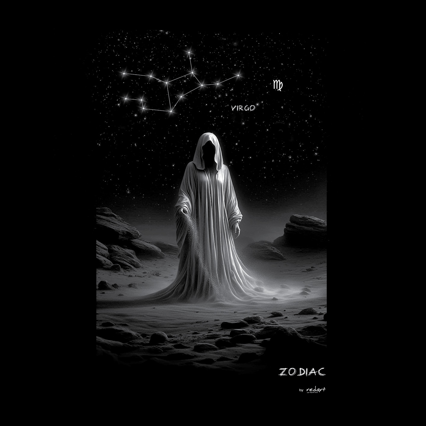 Tričko s potiskem Redart - Zodiac - Virgo