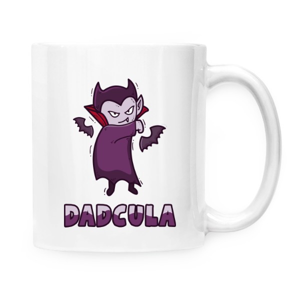 Hrnček malý biely s potlačou Dadcula