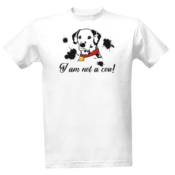 T-shirt dalmatin cow