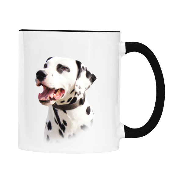 Hrnček malý farebný s potlačou Dalmatin
