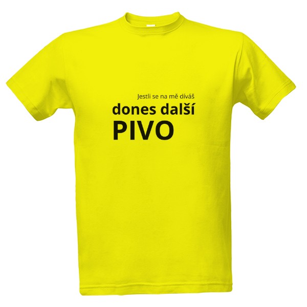 Tričko s potiskem Další pivo