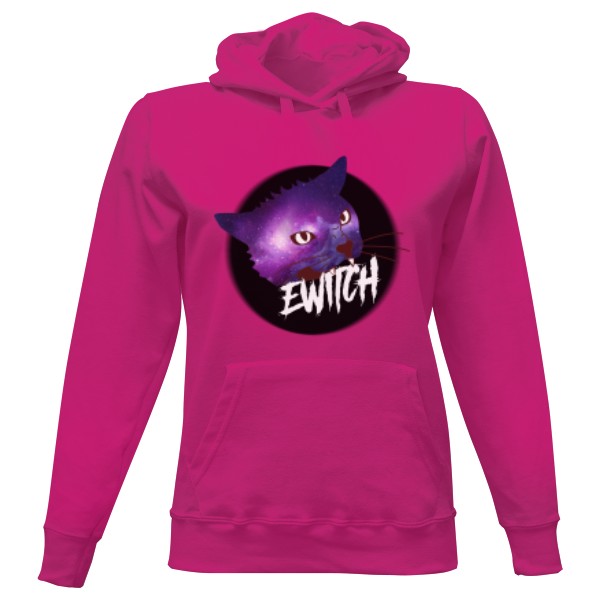 Dámská mikina s kapucí s potiskem Ewitch - Dámská mikina 