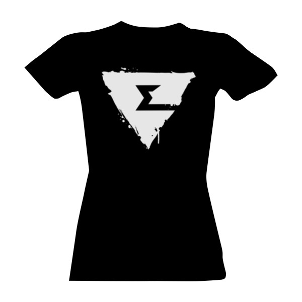 Tričko s potiskem Dámské černé triko s logem eLKa