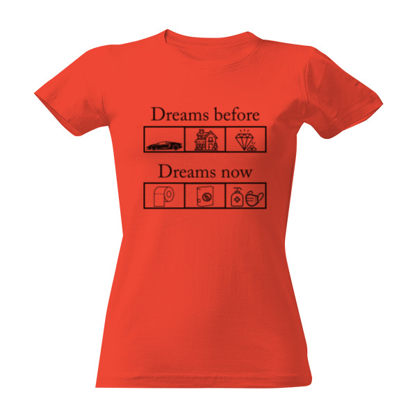 Tričko s potiskem Dreams