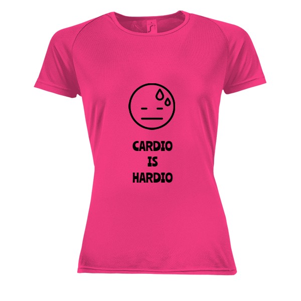Dámské funkční tričko s potiskem Damske funkcni triko Cardio is hardio