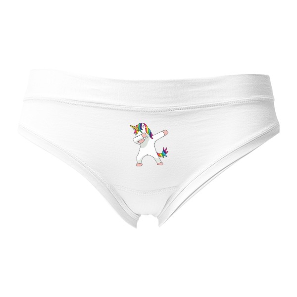 Dámské kalhotky s jednorožcem
