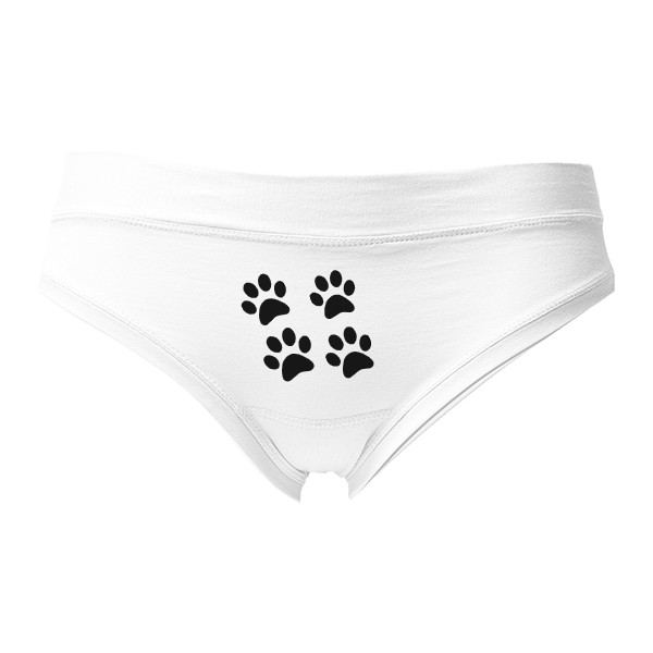 Kalhotky Fox - Výprodej s potiskem Dámské kalhotky s tlapičkami