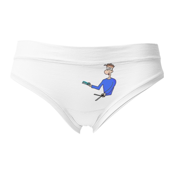 Dámská tanga - Výprodej s potiskem Dámské kalhotky