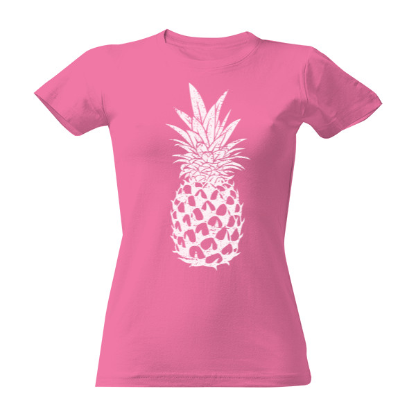 Tričko s potiskem Damské letní triko s ananasem 