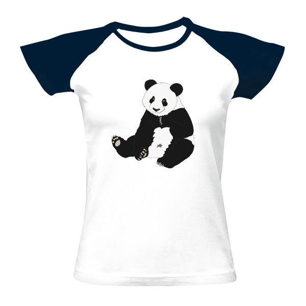 Tričko s potiskem Dámské sportovní tričko Panda