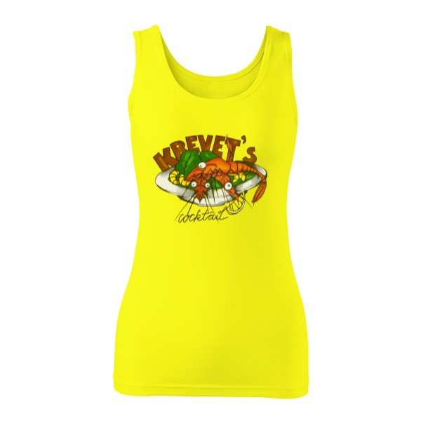 Tričko s potiskem Dámské tílko - krevet´s coctail