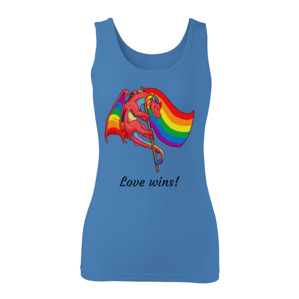 Dámské tílko Love wins! 
