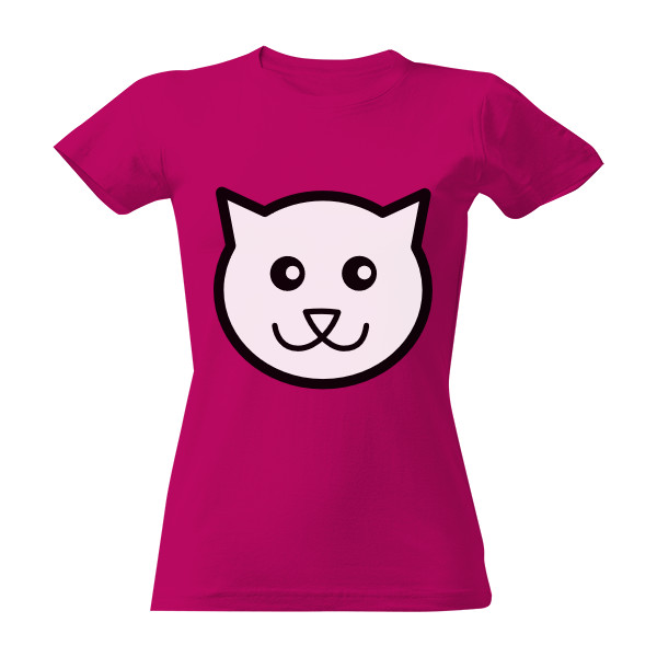 Tričko s potiskem Dámské tričko Cat