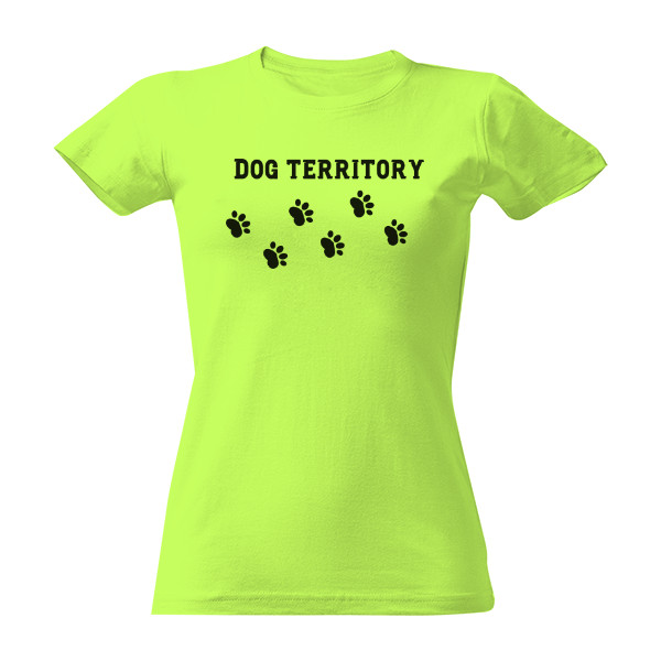 Tričko s potiskem Dog territory