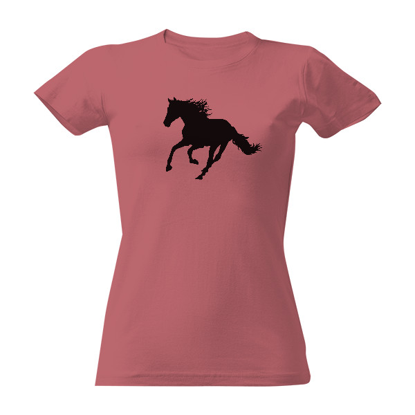 Dámské tričko Mustang lososová