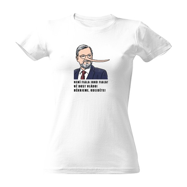 Dámské tričko Není Fiala jako Fiala