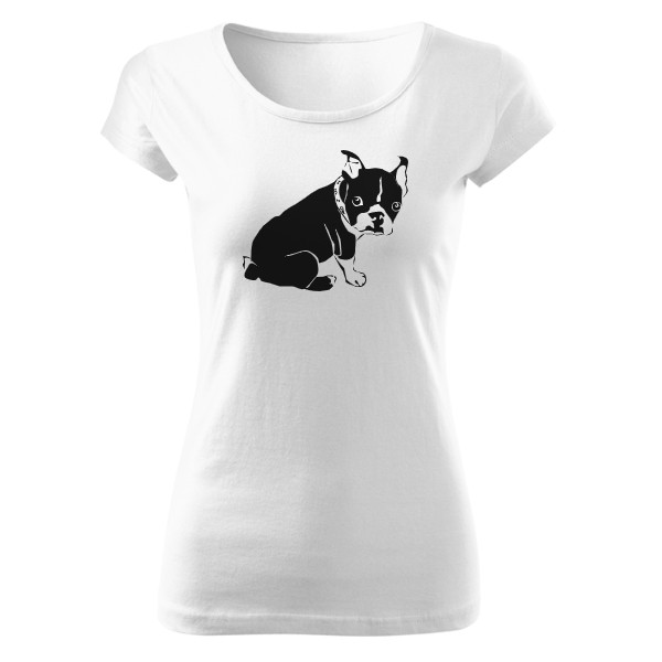 Tričko s potiskem Dámské tričko pes 1