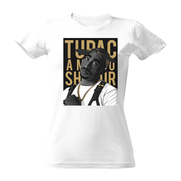 Tričko s potiskem Dámské tričko Tupac Shakur 