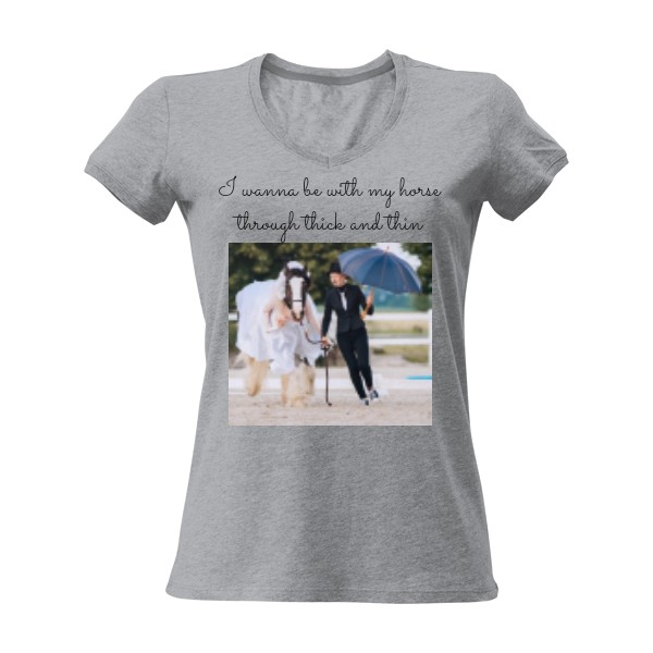 Tričko s potiskem dámské tričko ..v dobrém i zlém