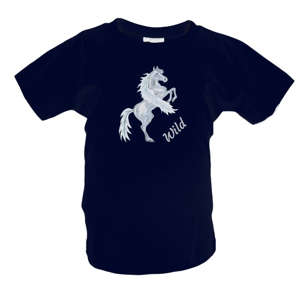 Tričko s potiskem Dámské triko bílý kůň