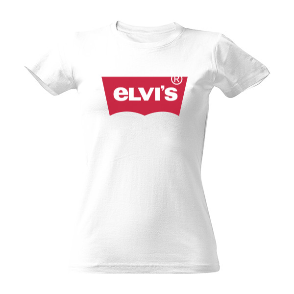 Tričko s potiskem Dámské triko Elvis old