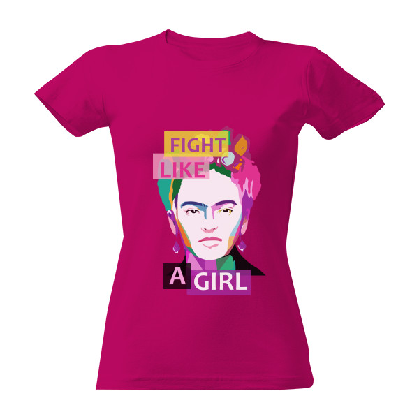 Tričko s potiskem Damske triko Frida Khalo Figh like a girl