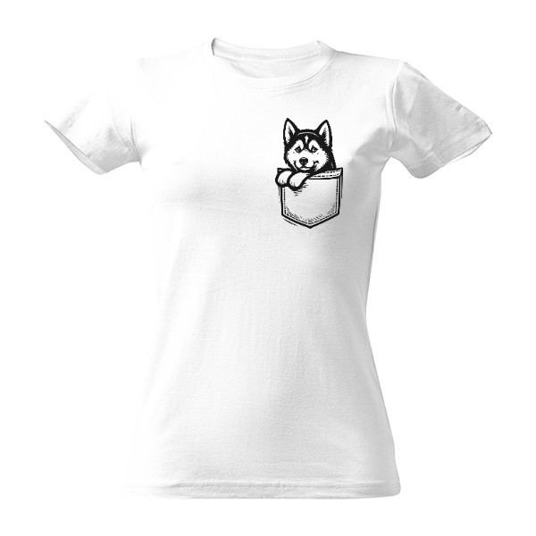 Dámské triko Husky Pocket
