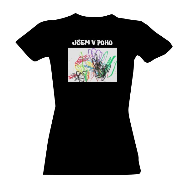 Tričko s potiskem Dámské triko Imperial JSEM V POHO