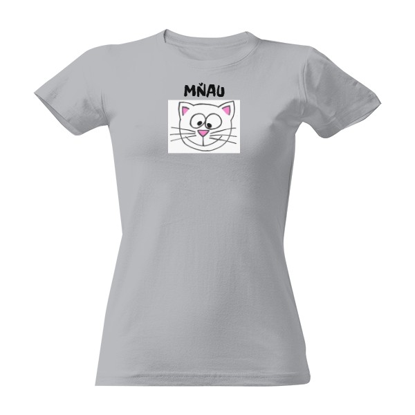 Tričko s potiskem Dámské triko Imperial MŇAU